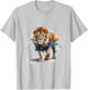 Lion Artwork - Colourful Art Zoo Animal Lion T-Shirt - T-Shirt | Ash