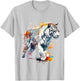Tiger Colourful Artwork - Zoo Animal Tiger T-Shirt - T-Shirt | Ash