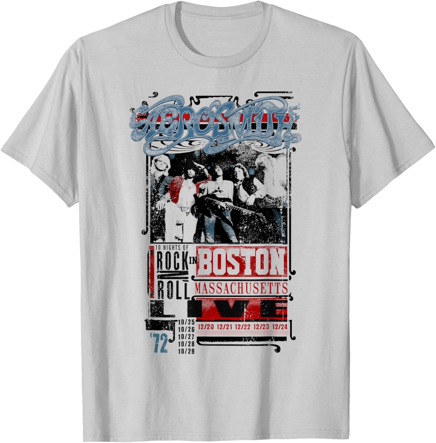 Aerosmith - LIVE! In Boston T-Shirt - T-Shirt | Ash