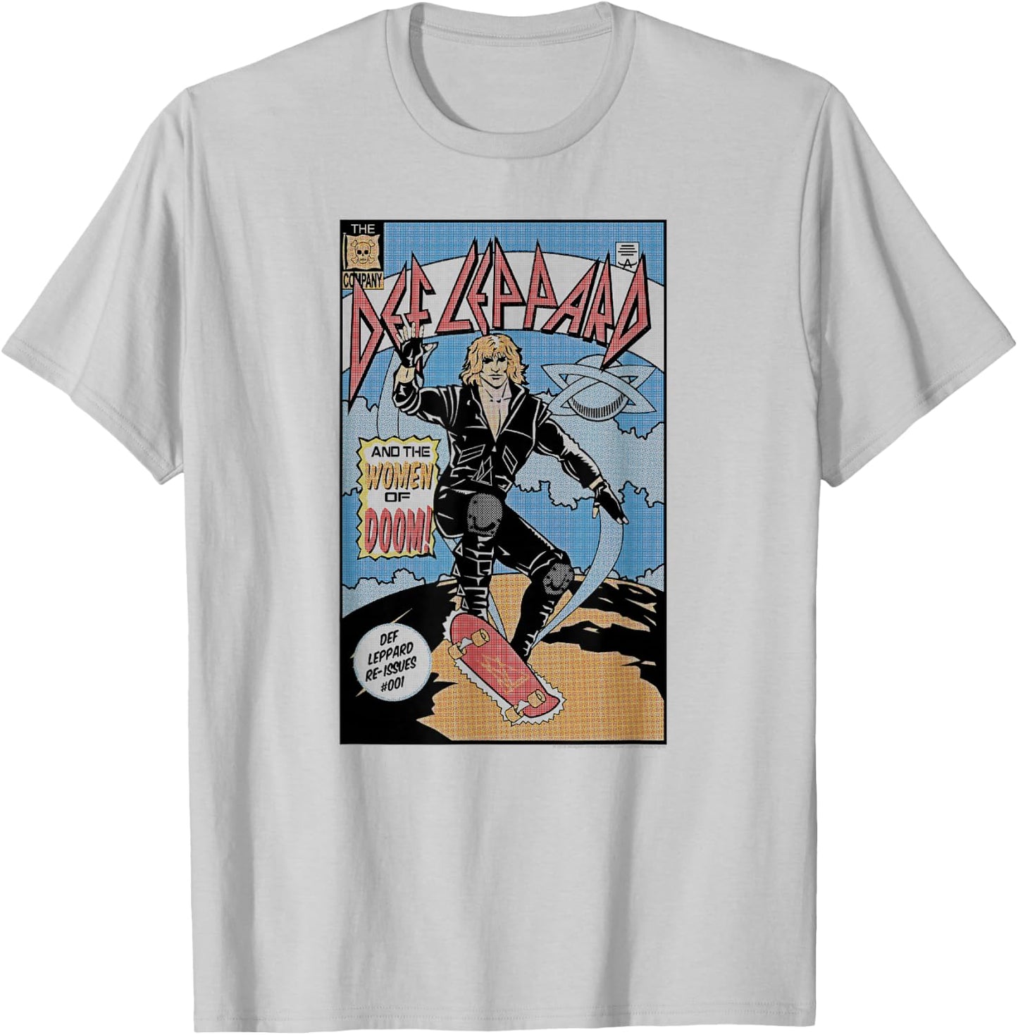Def Leppard - Comic T-Shirt - T-Shirt | Ash