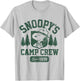 Peanuts - Snoopy's Camp Crew T-Shirt - T-Shirt | Ash