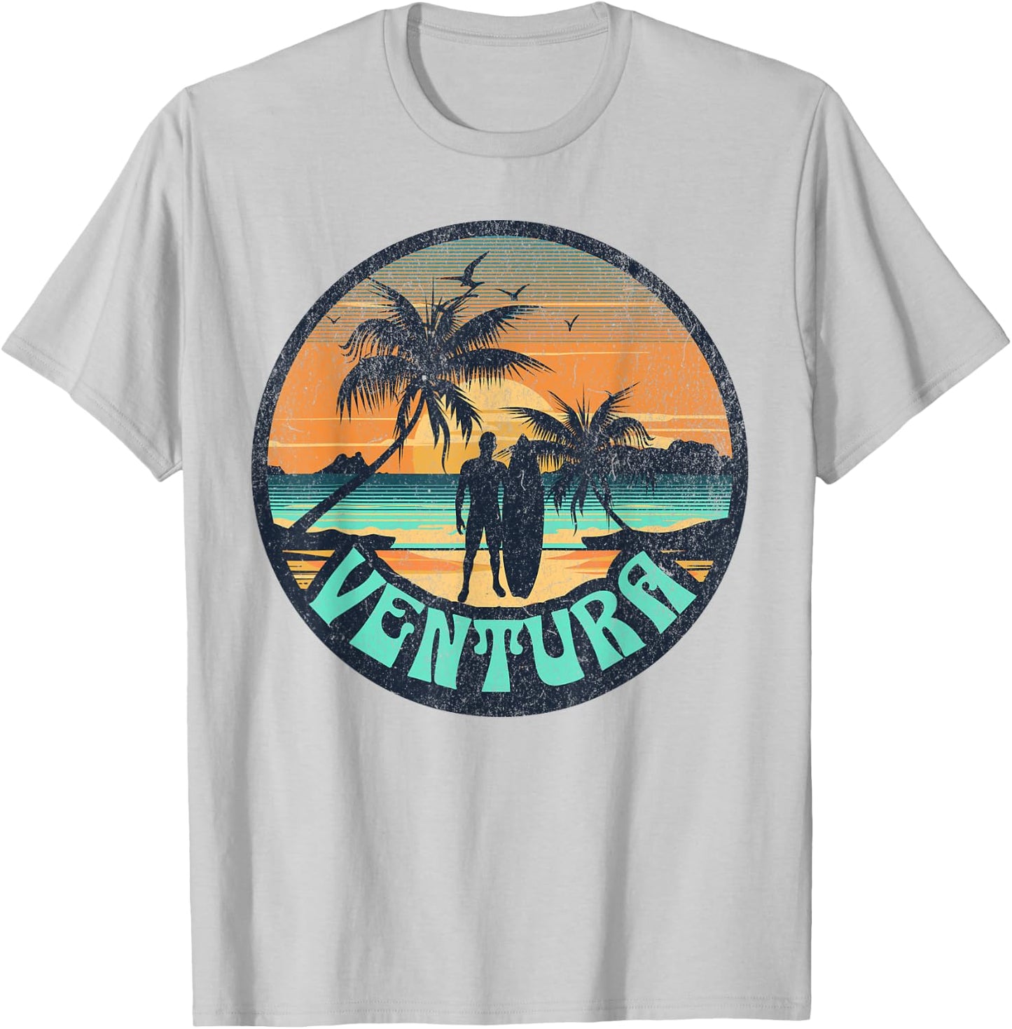 Ventura T-Shirt - T-Shirt | Ash