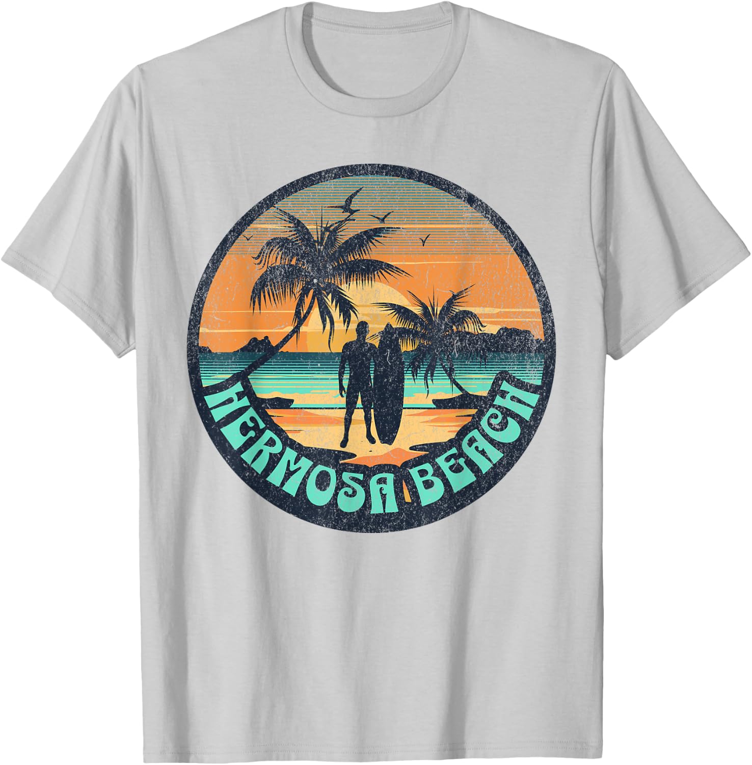 Hermosa Beach Women Kids T-Shirt - T-Shirt | Ash