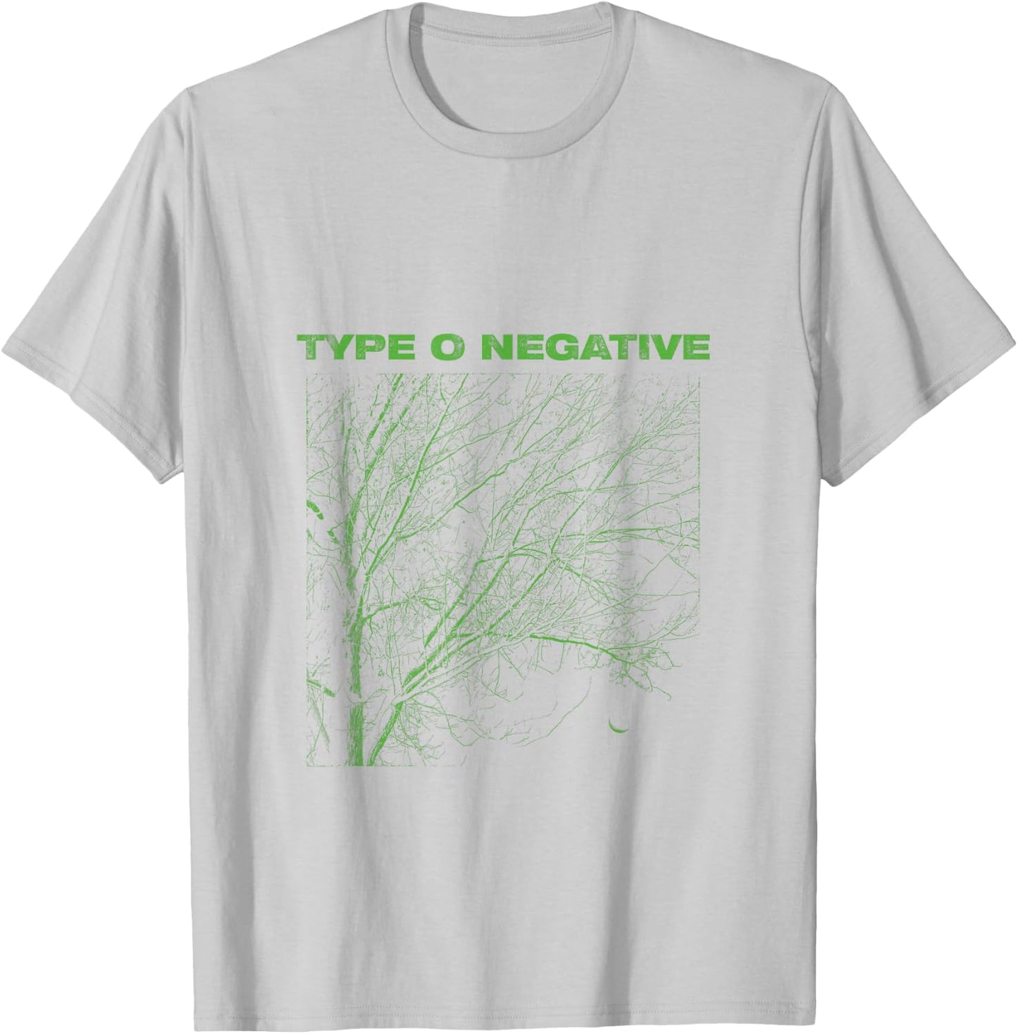 Type O Negative Tree White T-Shirt - T-Shirt | Ash