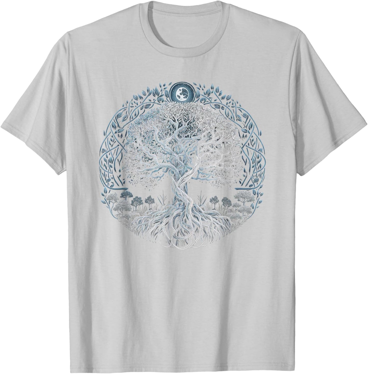 Tree of Life Yggdrasil Viking Midgard Thor Walhalla T-Shirt - T-Shirt | Ash
