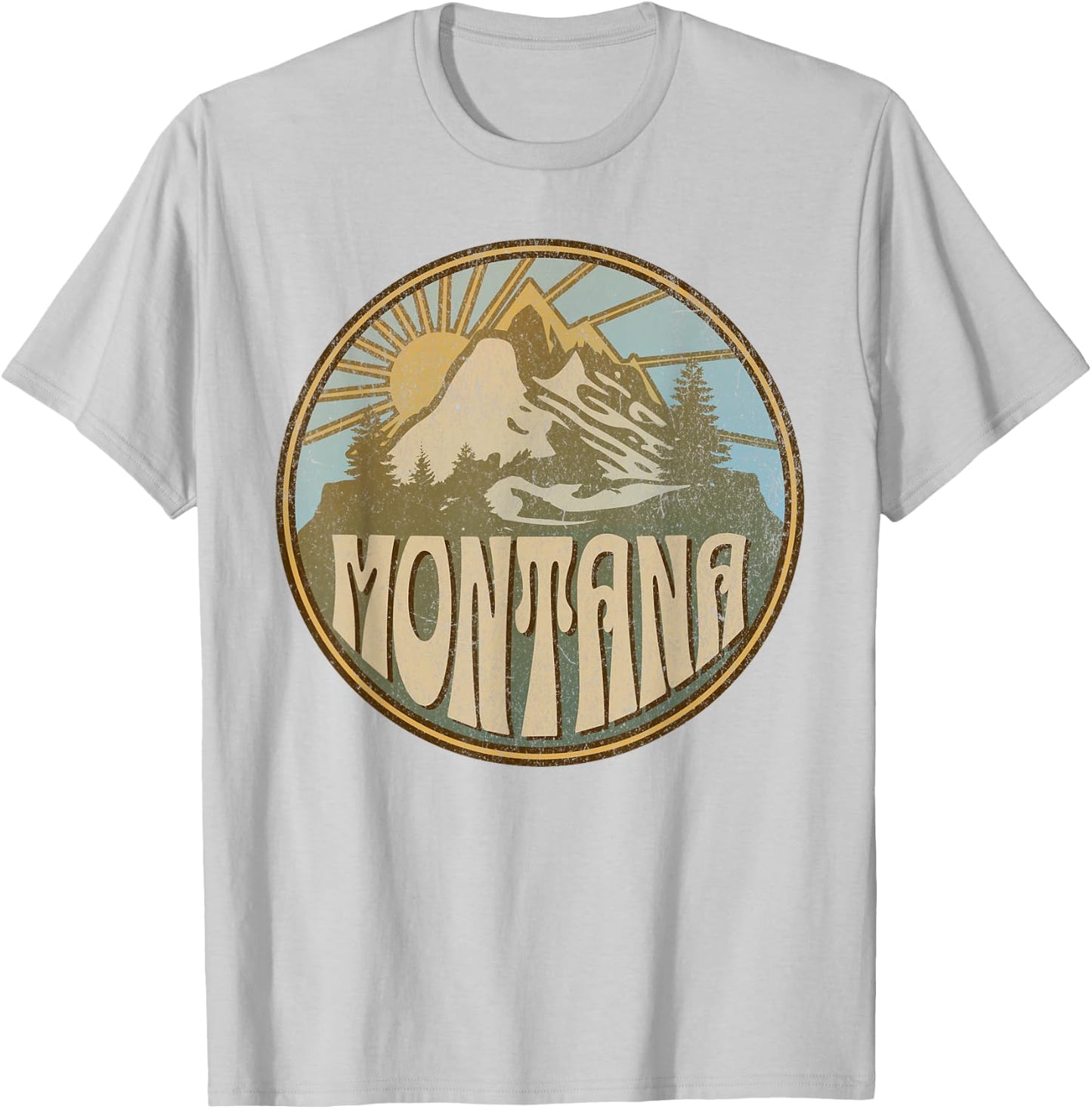 Montana T-Shirt - T-Shirt | Ash