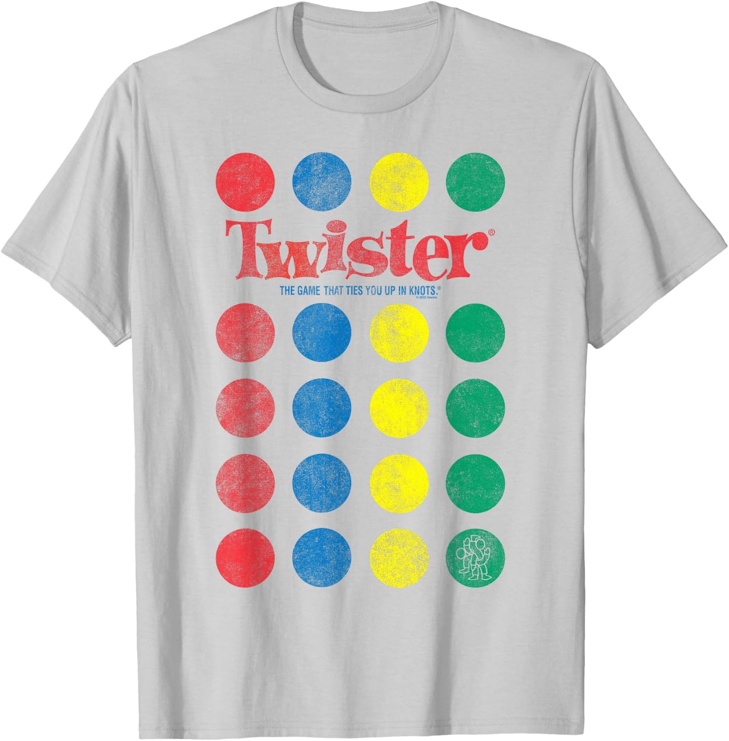 Twister Unfold The Mat The Game That Ties You Up In Knots T-Shirt - T-Shirt | Ash