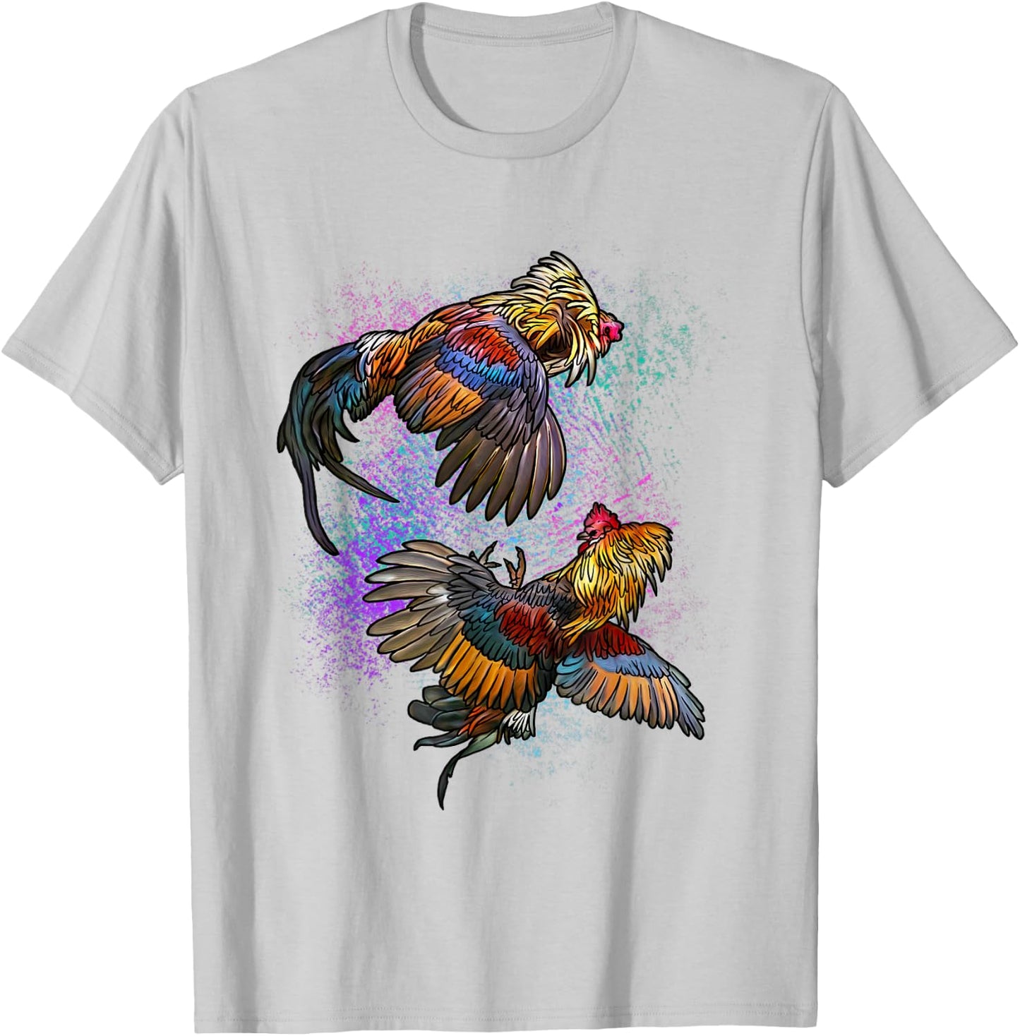 Peleas De Gallos Cockfighter Game Fowl Cockfighting Rooster T-Shirt - T-Shirt | Ash