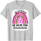 School Social Worker Rainbow Women Breast Cancer Awareness T-Shirt - T-Shirt | Ash