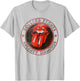Official The Rolling Stones HD Circle Logo T-Shirt - T-Shirt | Ash