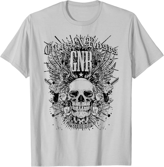 Guns N' Roses Official Destruction T-Shirt - T-Shirt | Ash