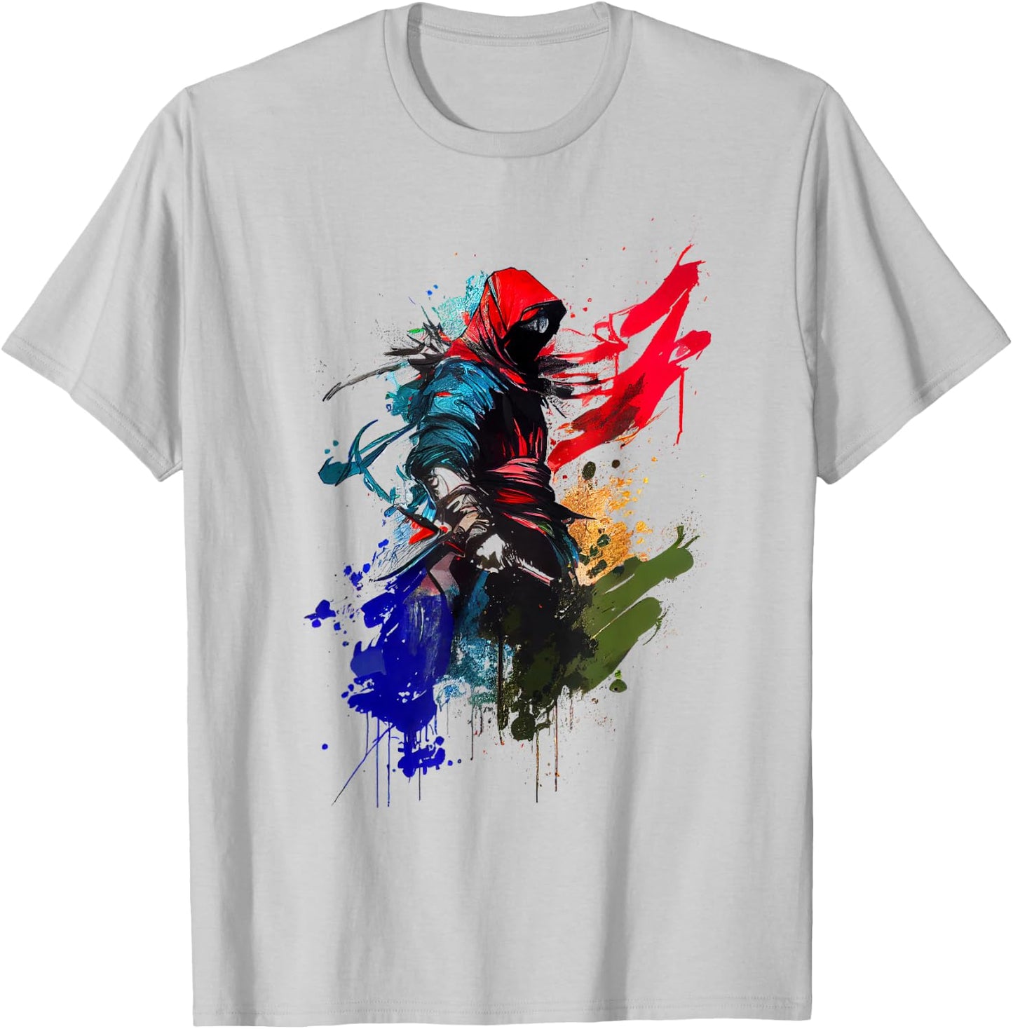 Samurai Ronin T-Shirt - T-Shirt | Ash