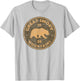Retro Bear Great Smoky Mountains National Park Hiking T-Shirt - T-Shirt | Ash