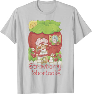 Strawberry Shortcake Berry House Poster T-Shirt - T-Shirt | Ash