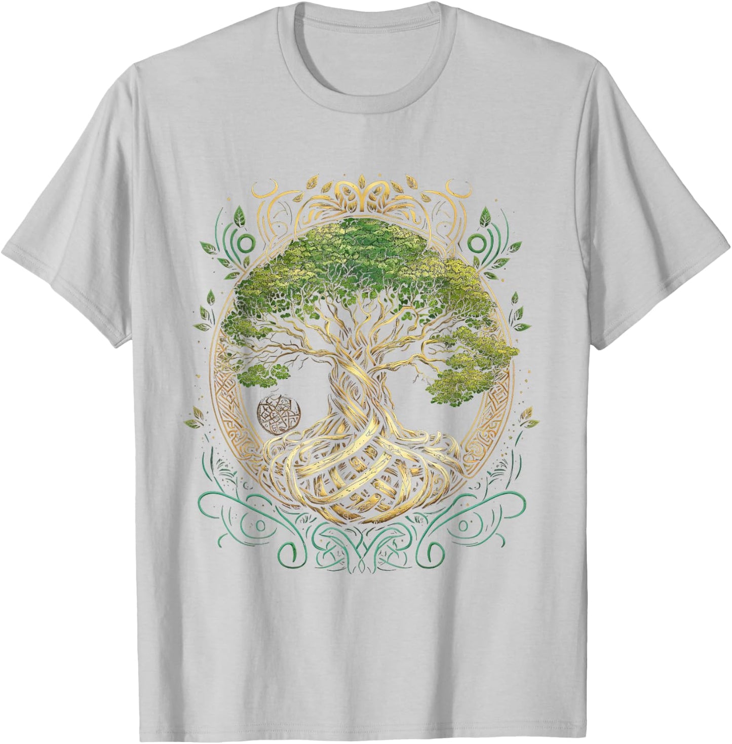 Tree of Life Yggdrasil Viking Midgard Thor Walhalla T-Shirt - T-Shirt | Ash