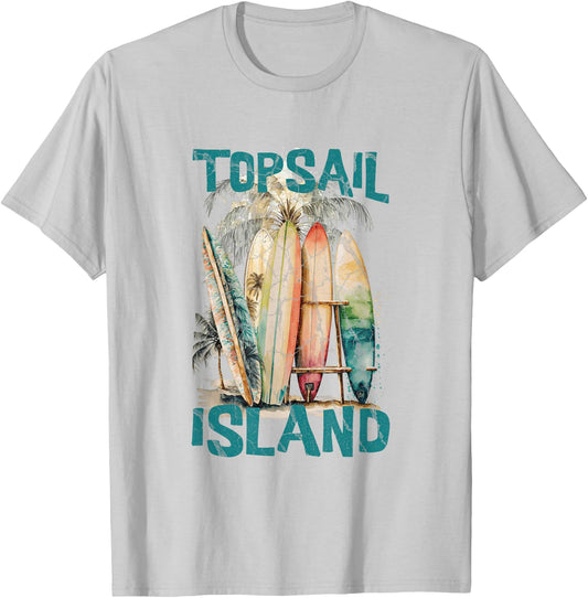 Topsail Island T-Shirt - T-Shirt | Ash