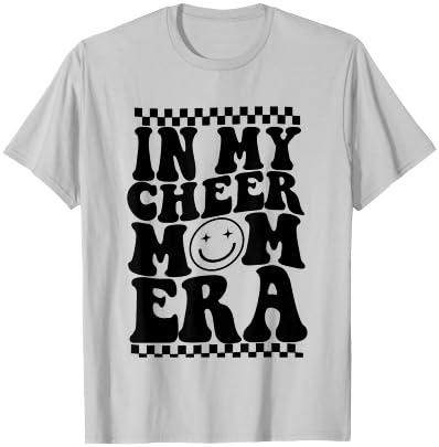 In My Cheer Mom Era Trendy Cheerleading Football Mom Life T-Shirt - T-Shirt | Ash