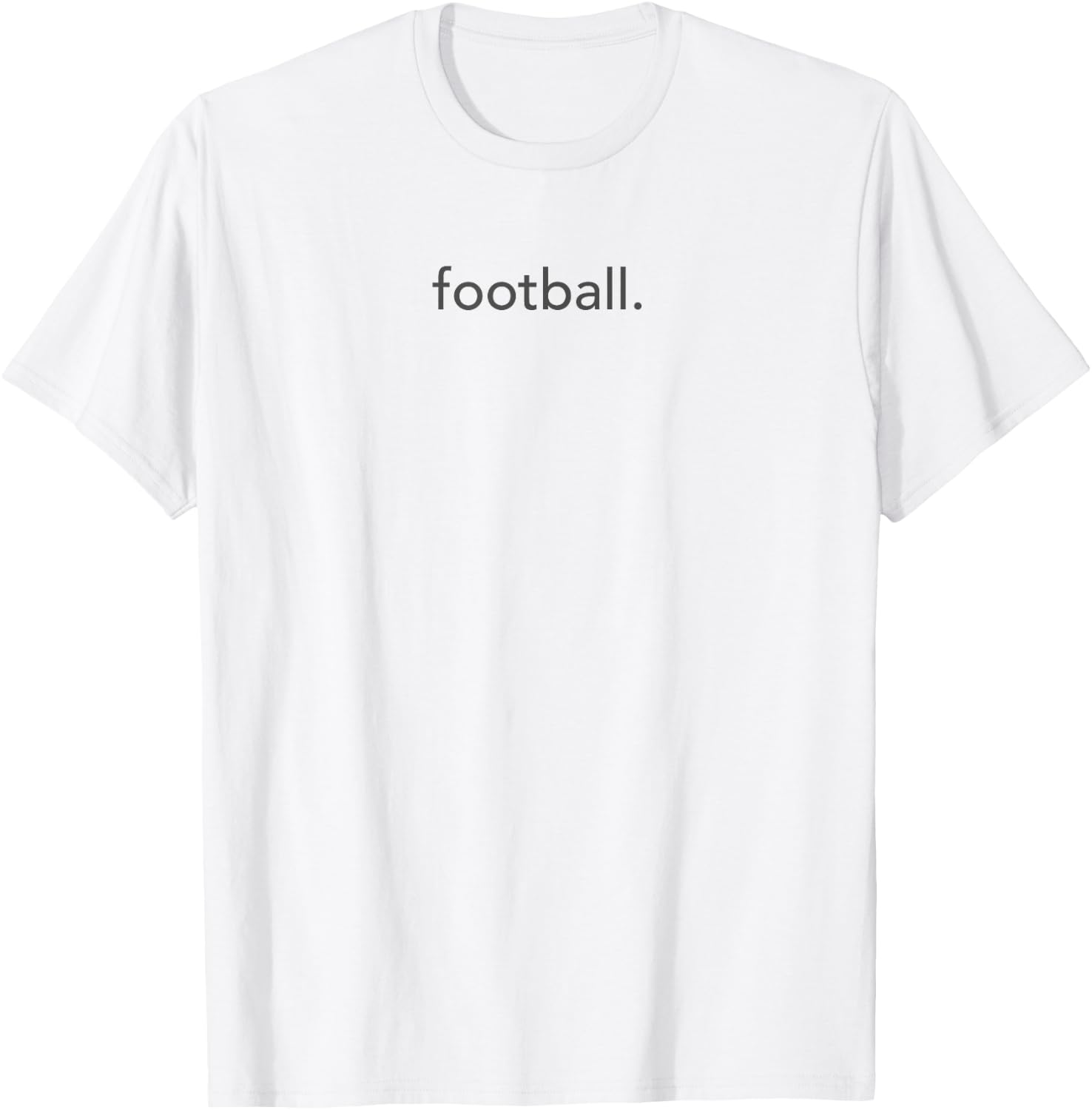 Minimalistic football. Minimal T-Shirt - T-Shirt | White