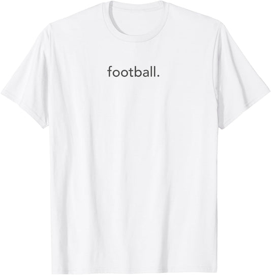 Minimalistic football. Minimal T-Shirt - T-Shirt | White