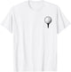 Golf Ball On T-Shirt - T-Shirt | White