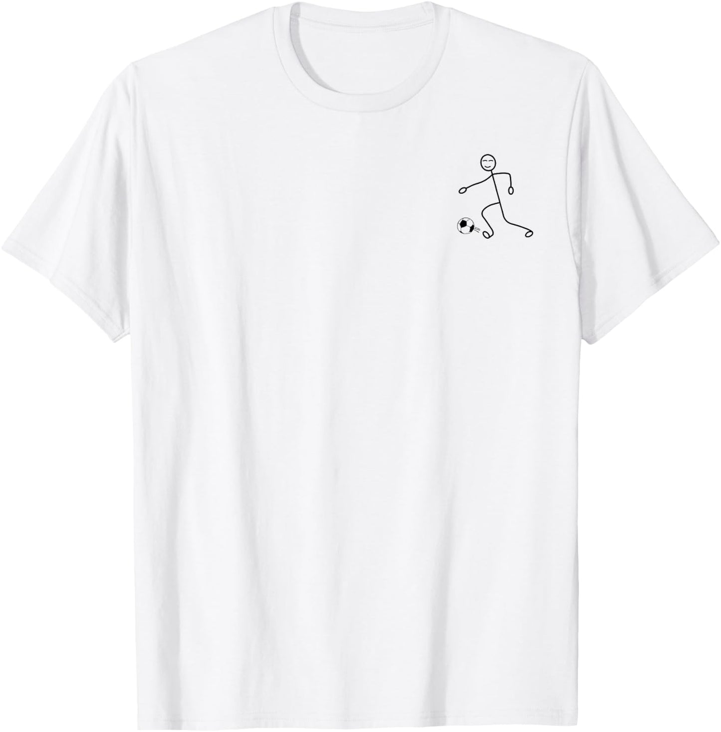 Stick Figure Soccer Player Stick Figure Soccer Player T-Shirt - T-Shirt | White