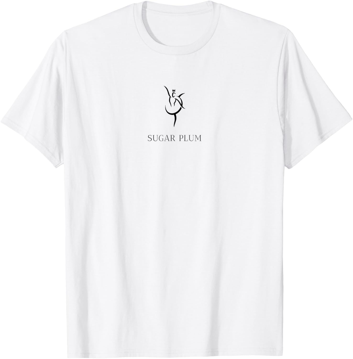 Sugar Plum Fairy Nutcracker Christmas Ballerina Graphic T-Shirt - T-Shirt | White