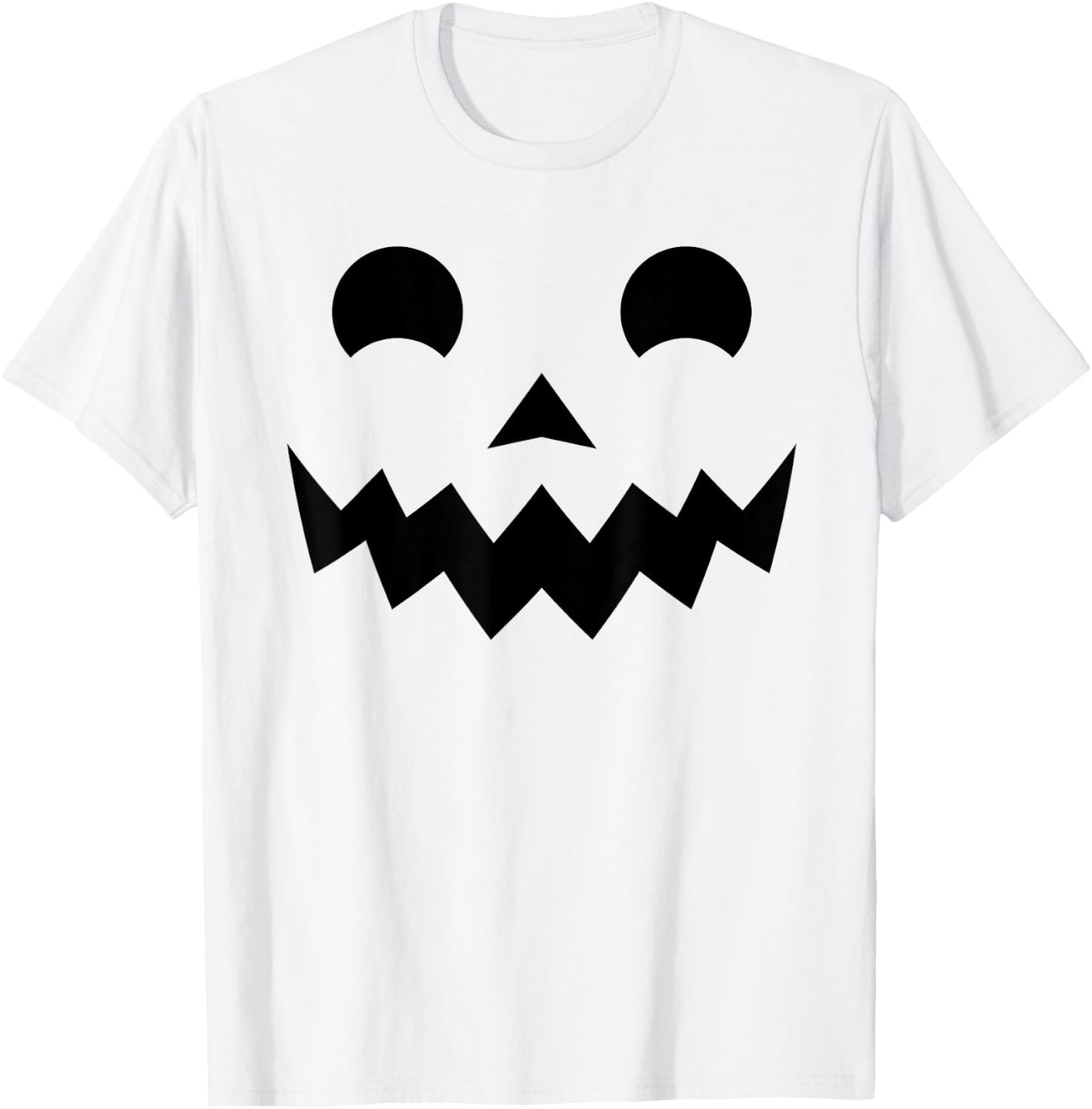 Jack O Lantern Jackolantern Pumpkin Face Funny Halloween T-Shirt - T-Shirt | White