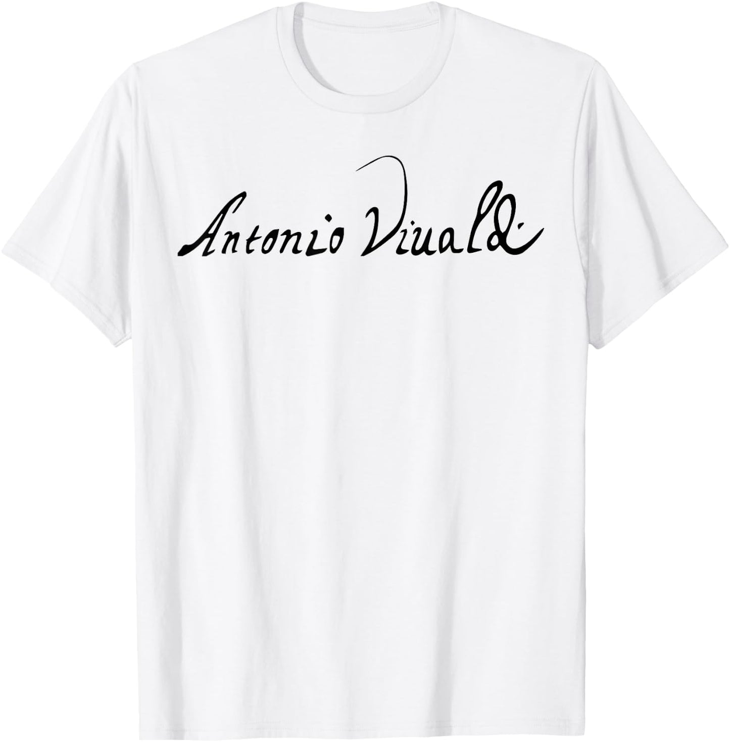 Signatures Vivaldi classical music composer T-Shirt - T-Shirt | White