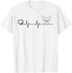 Chihuahua Heartbeat Dog Breed Chihuahua Heart Men Women Kids T-Shirt - T-Shirt | White