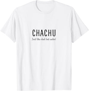 Chachu (Dad's Brother) Cool Uncle T-Shirt - T-Shirt | White