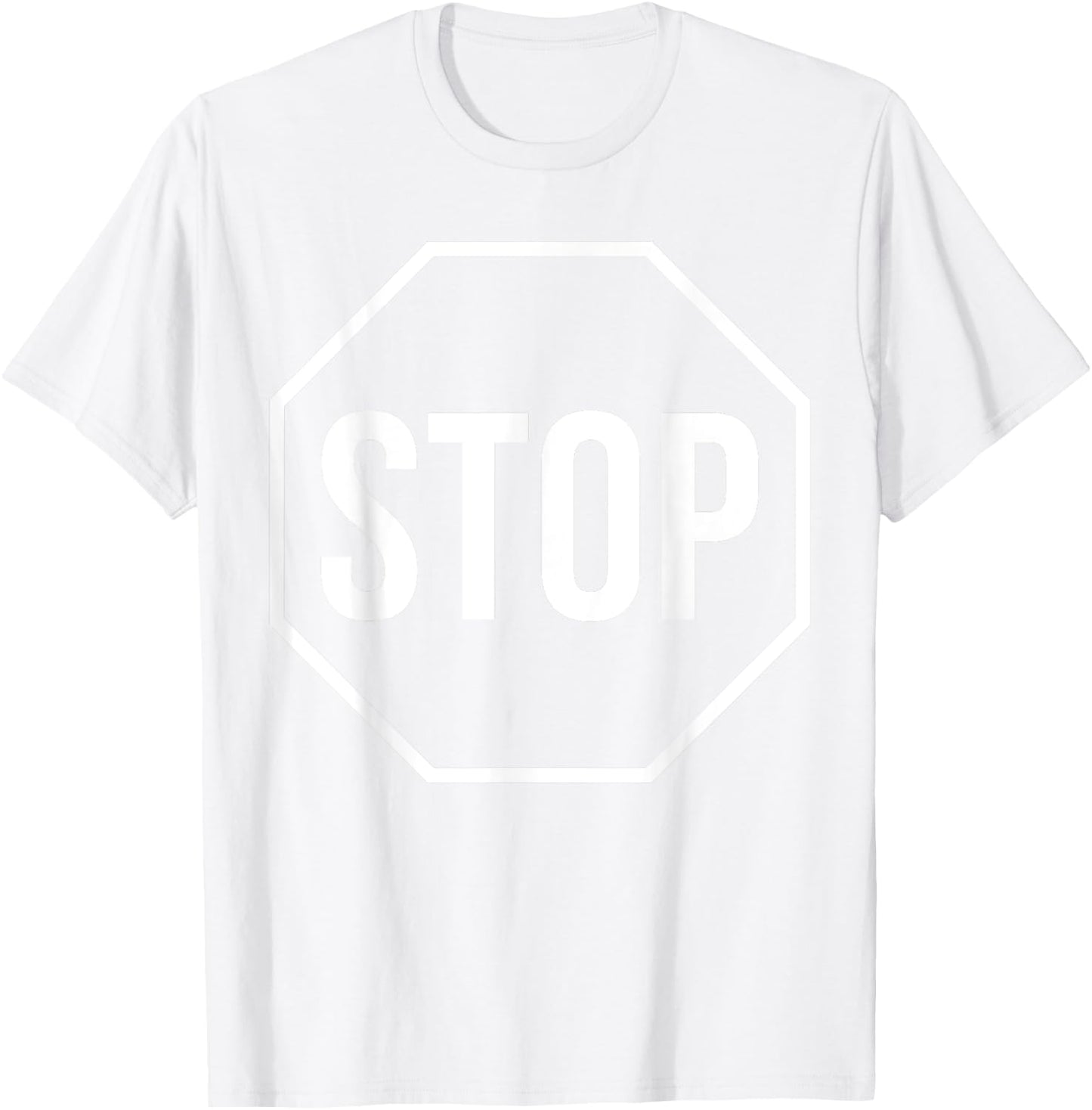 Stop Sign Stop Sign Costume Shirt T-Shirt - T-Shirt | White