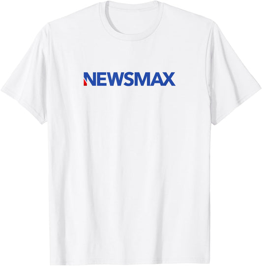 Newsmax - Real News for Real Patriots, Conservative Politics T-Shirt - T-Shirt | White