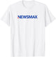 Newsmax - Real News for Real Patriots, Conservative Politics T-Shirt - T-Shirt | White