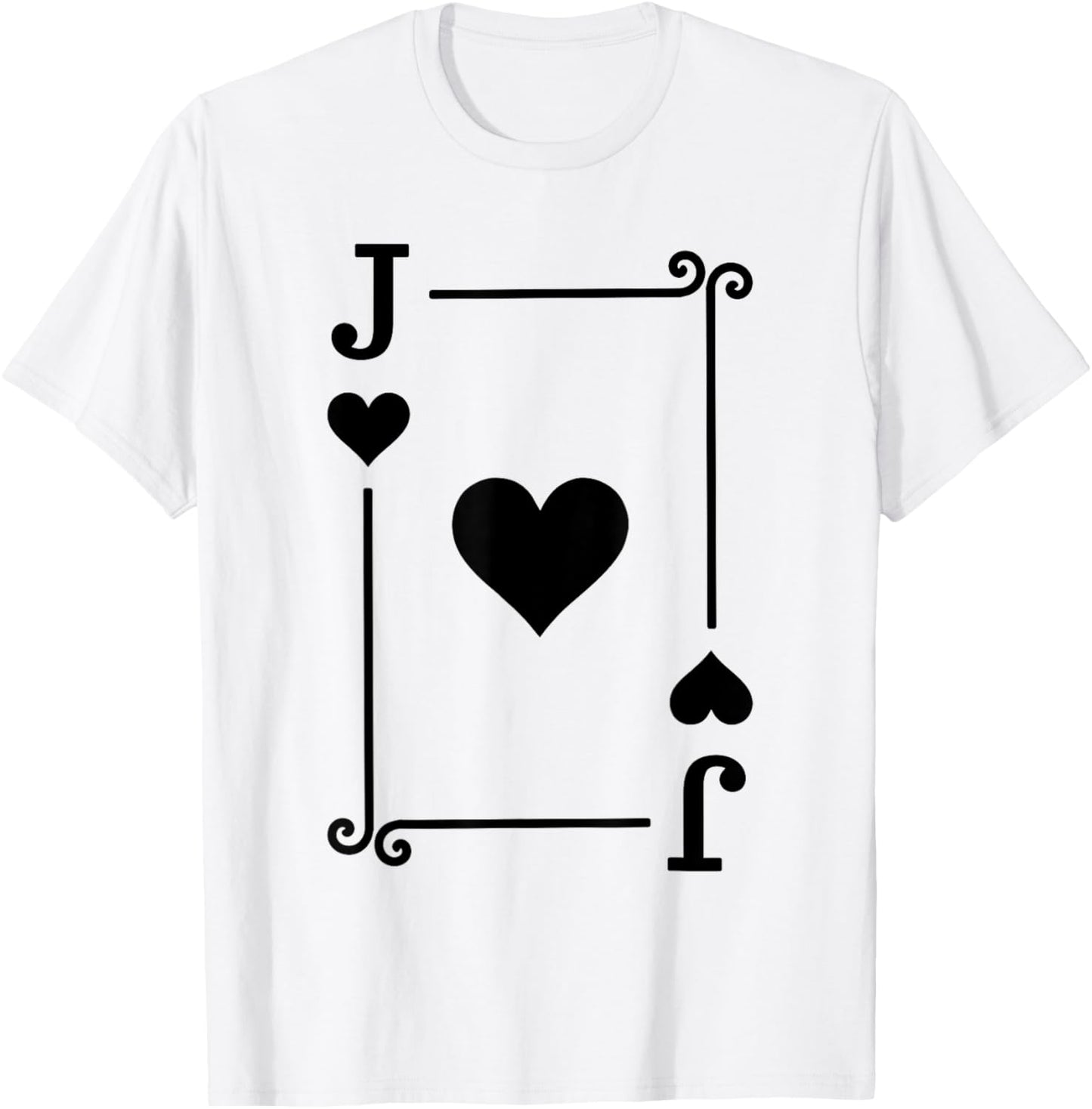 Playing Cards Costume - Jack Card - Jack of Hearts T-Shirt - T-Shirt | White