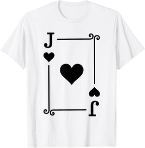 Playing Cards Costume - Jack Card - Jack of Hearts T-Shirt - T-Shirt | White