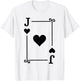 Playing Cards Costume - Jack Card - Jack of Hearts T-Shirt - T-Shirt | White