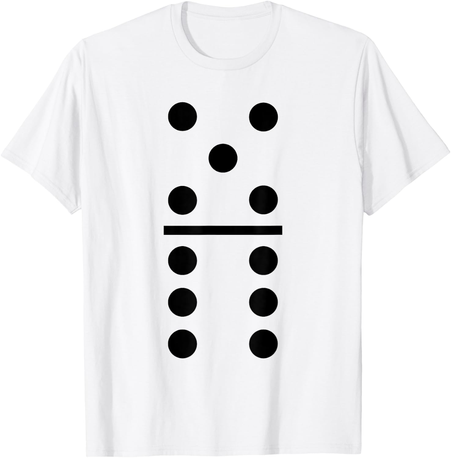 Dominoes Costume Women Domino Halloween Costume T-Shirt - T-Shirt | White