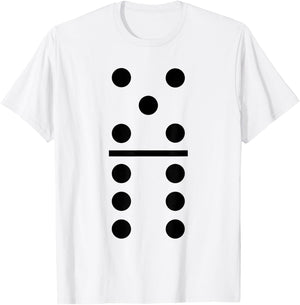Dominoes Costume Women Domino Halloween Costume T-Shirt - T-Shirt | White