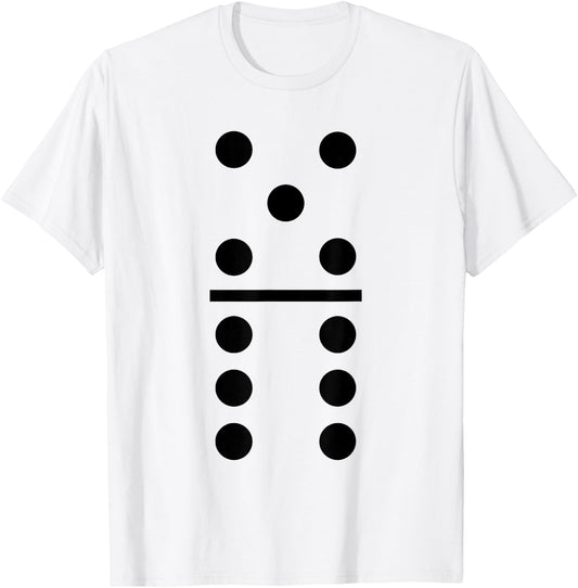 Dominoes Costume Women Domino Halloween Costume T-Shirt - T-Shirt | White