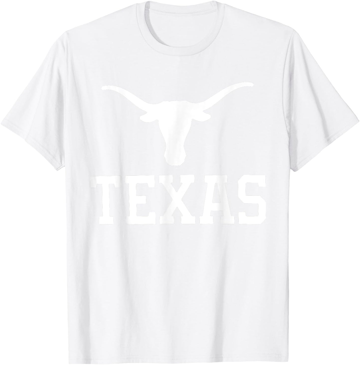 Texas Bull Texas Pride State USA Gifts For Texas Lover T-Shirt - T-Shirt | White