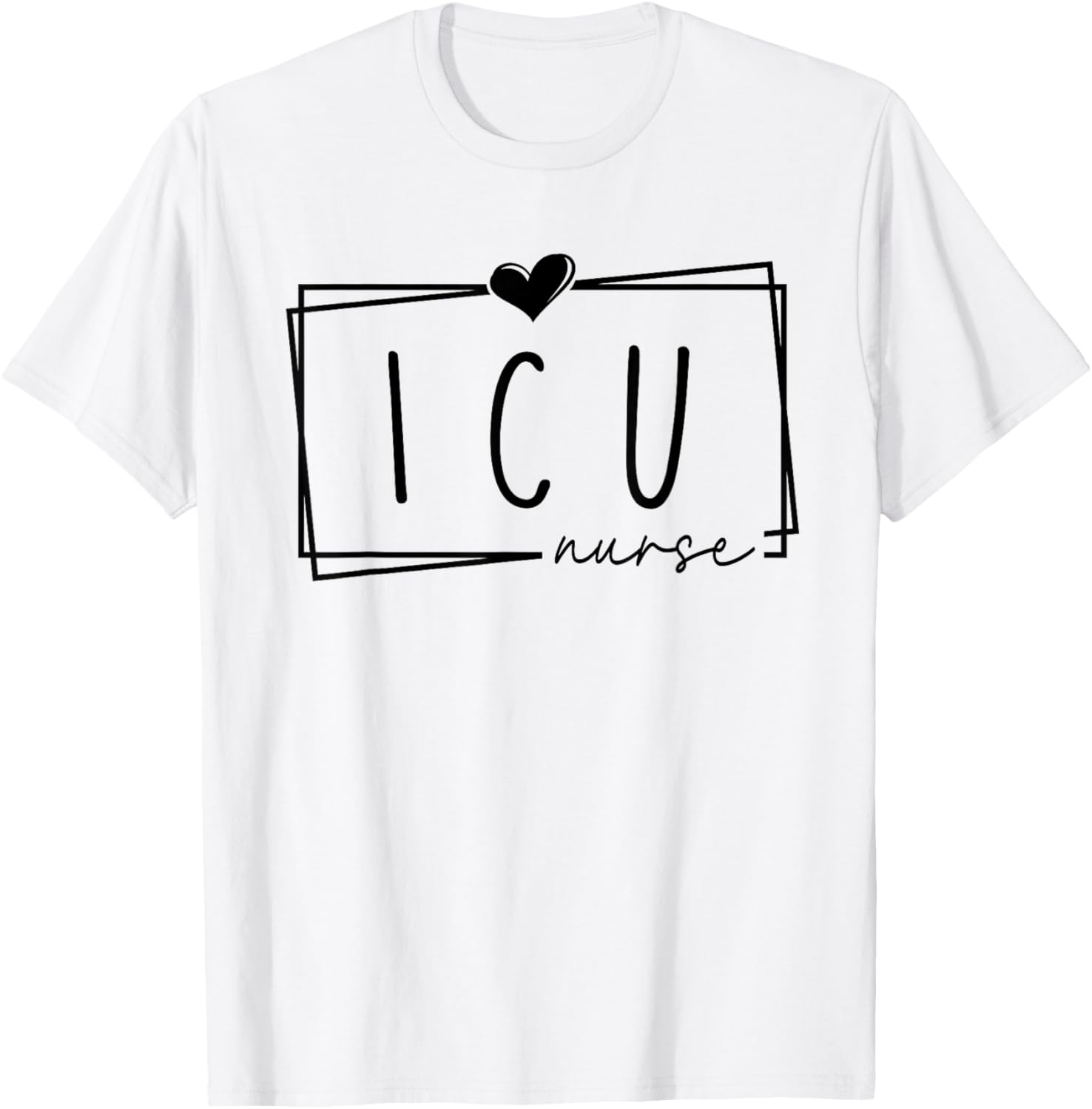 ICU Nurse Women's Intensive Care Unit Nurse Nursing Critical Care , White, Small T-Shirt - T-Shirt | White