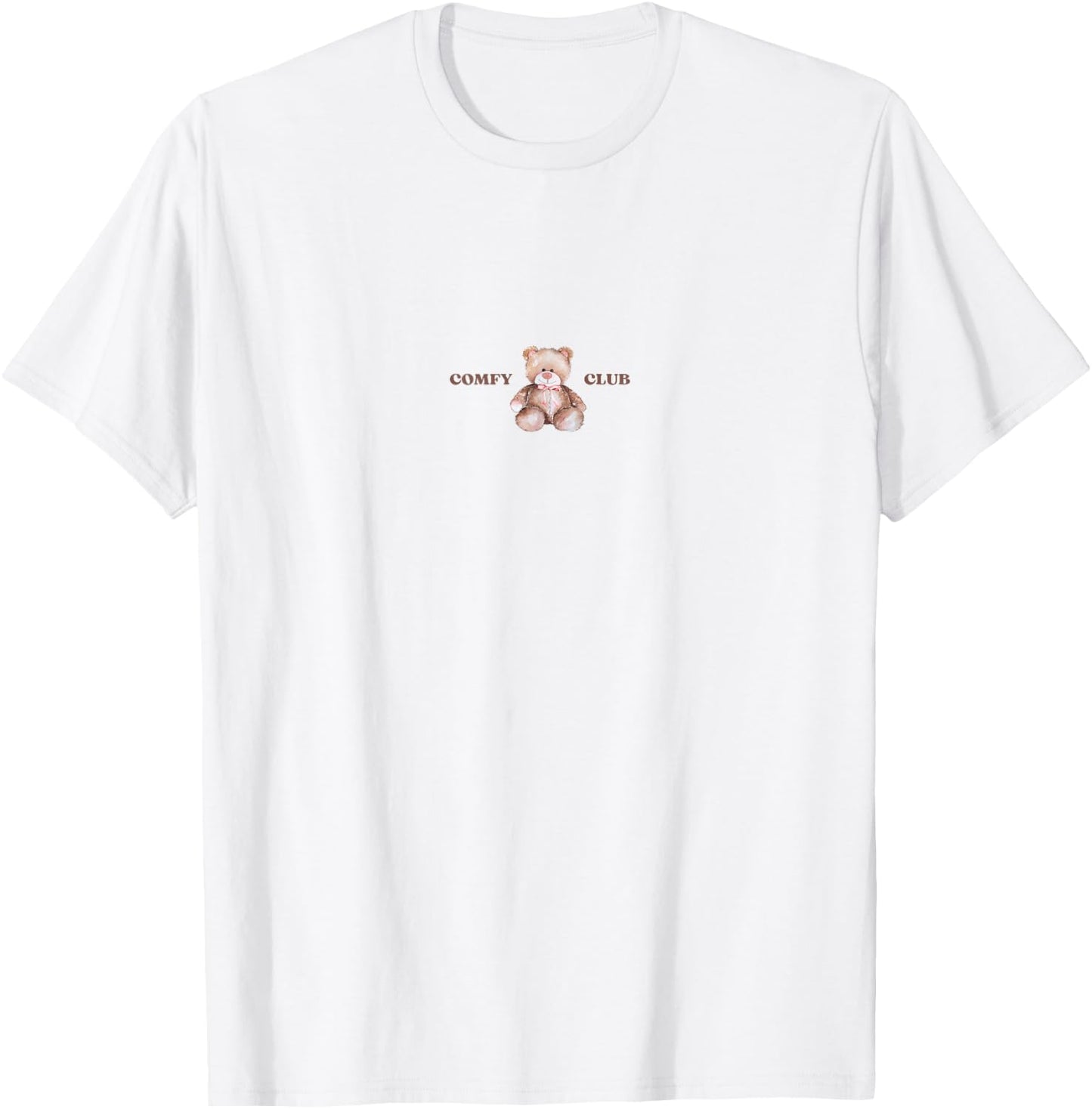 COMFY CLUB teddy bear graphic T-Shirt - T-Shirt | White
