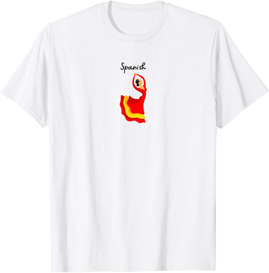 Spanish Dancer Nutcracker Ballet Christmas Holidays Graphic T-Shirt - T-Shirt | White