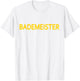 Badmeister Swimming Master Breast Lettering Men Women T-Shirt - T-Shirt | White