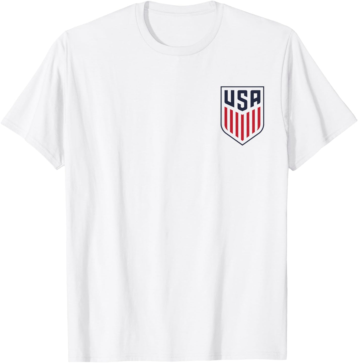 USA Flag American Football T-Shirt - T-Shirt | White