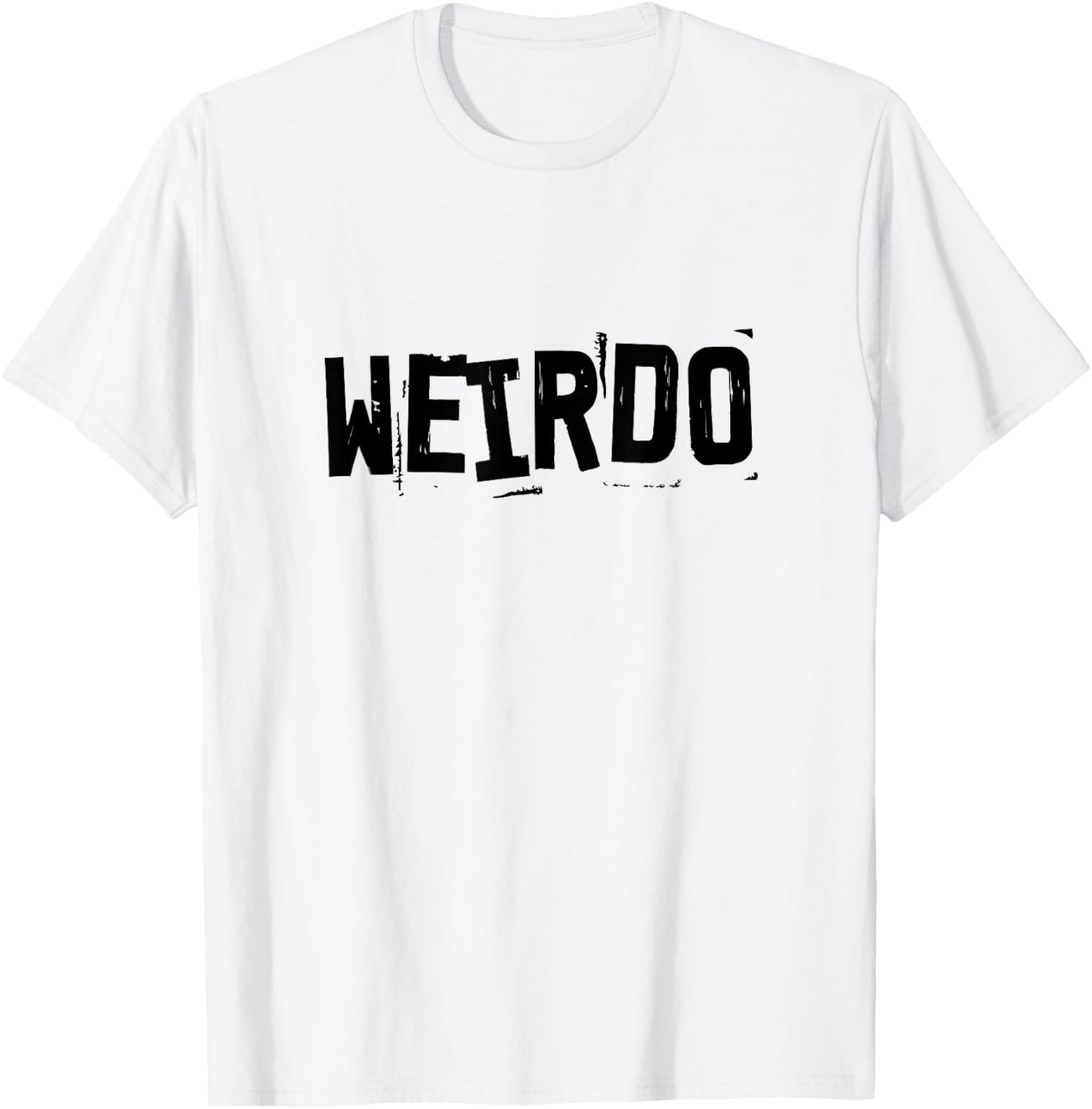 Weirdo Funny Goth Emo Punk Kid Alternative Music T-Shirt - T-Shirt | White