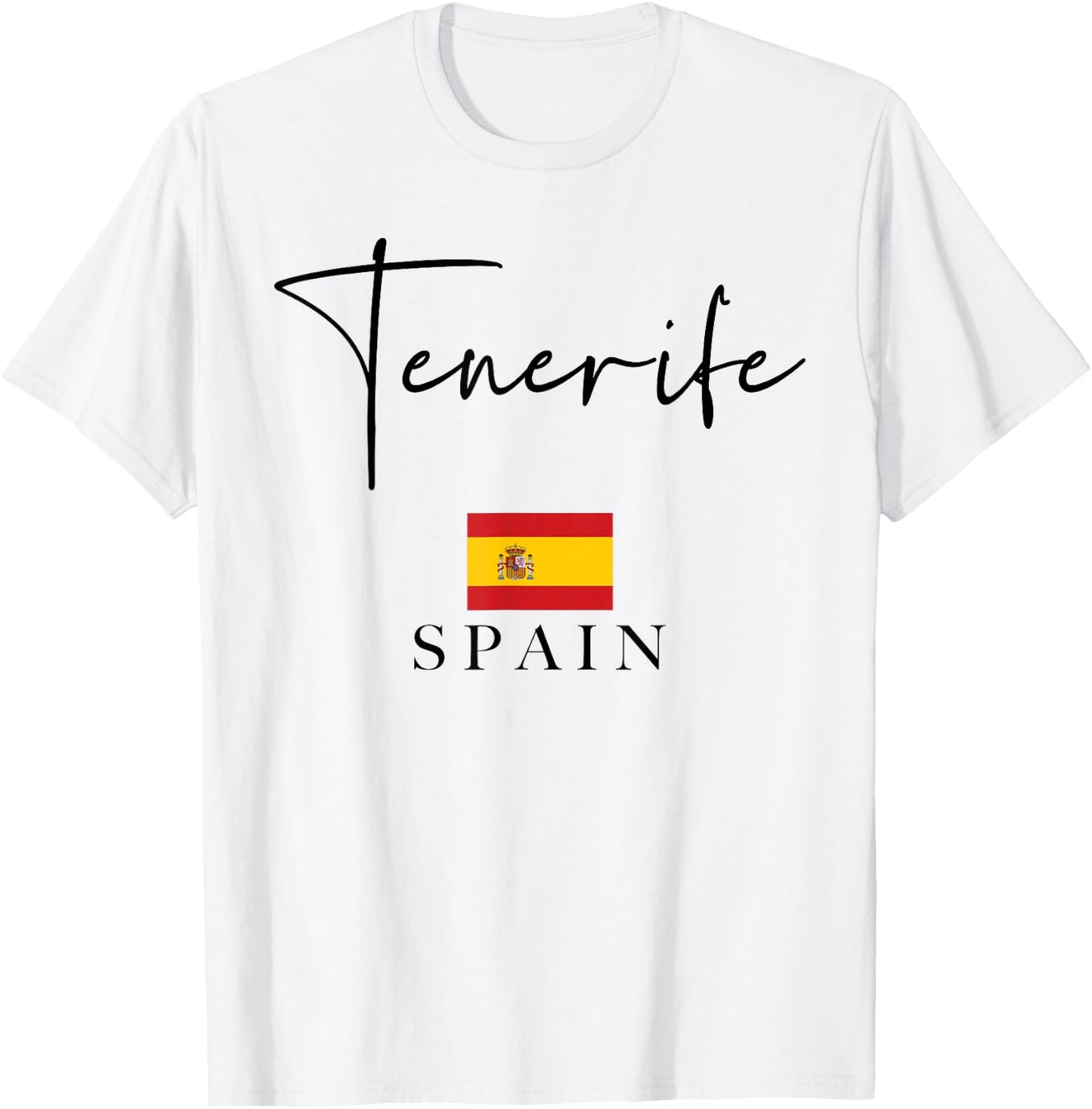 Canary Islands Flag Vacation - Island Tenerife T-Shirt - T-Shirt | White