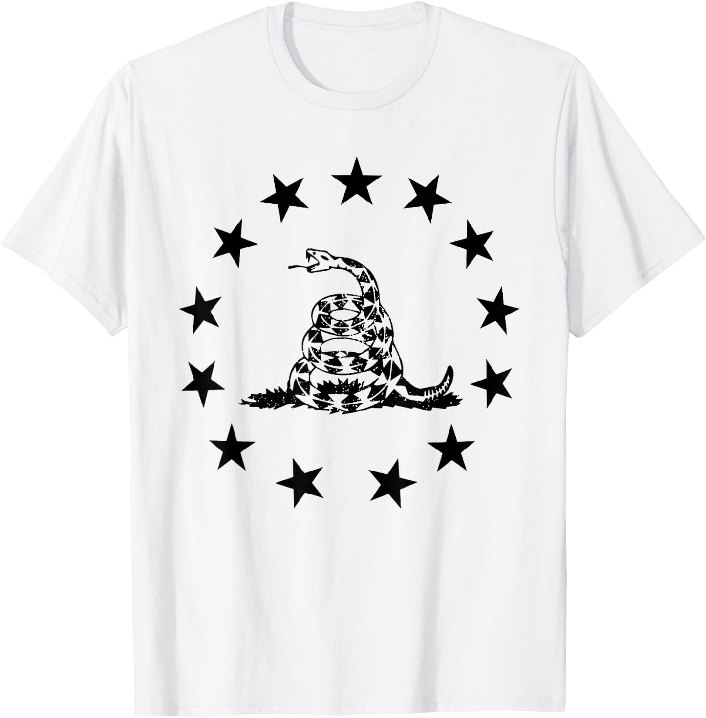 Betsy Ross Gadsden Flag T-Shirt - T-Shirt | White