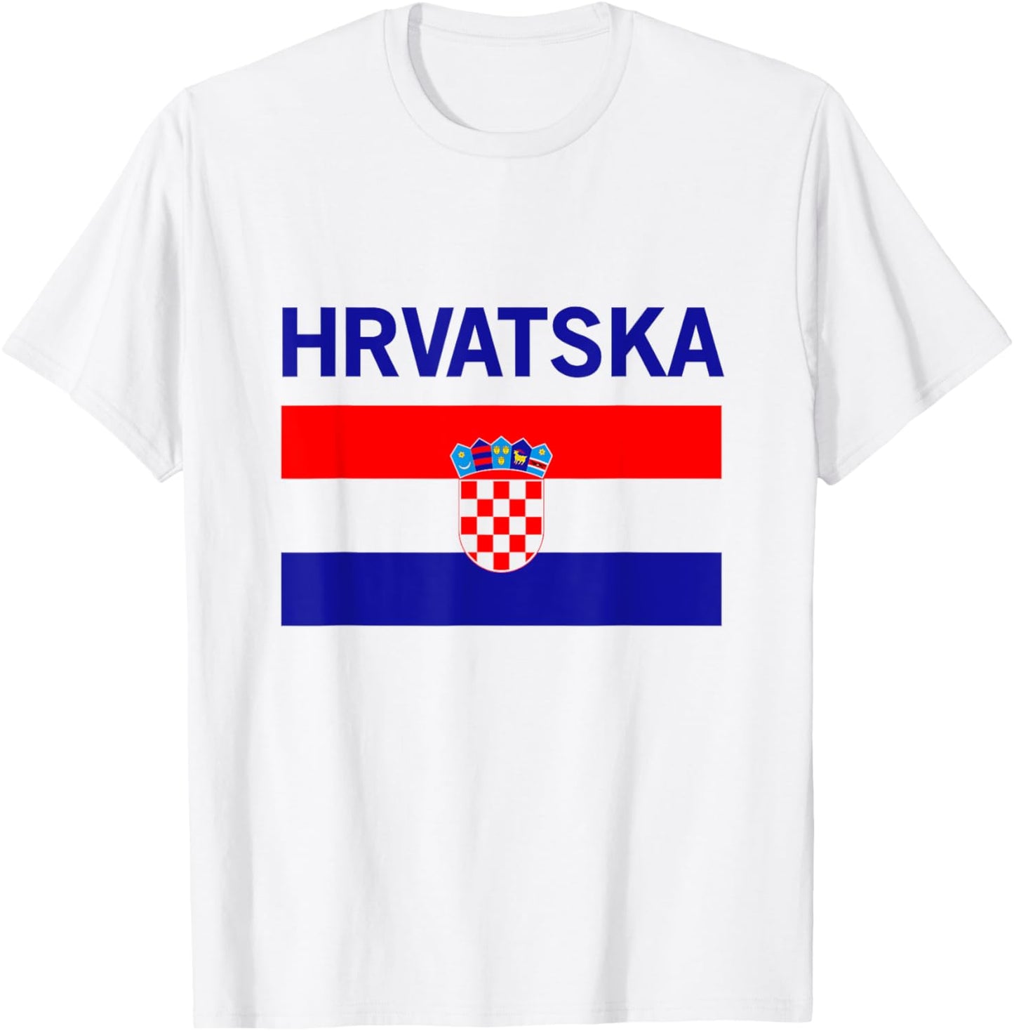 Croatia Flag Hrvatska T-Shirt - T-Shirt | White