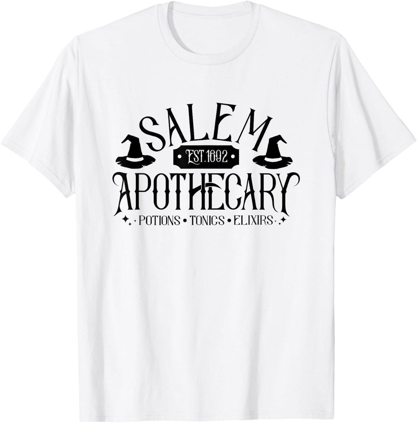 Salem Apothecary 1692 Witch Halloween Costume Funny Witchy T-Shirt - T-Shirt | White